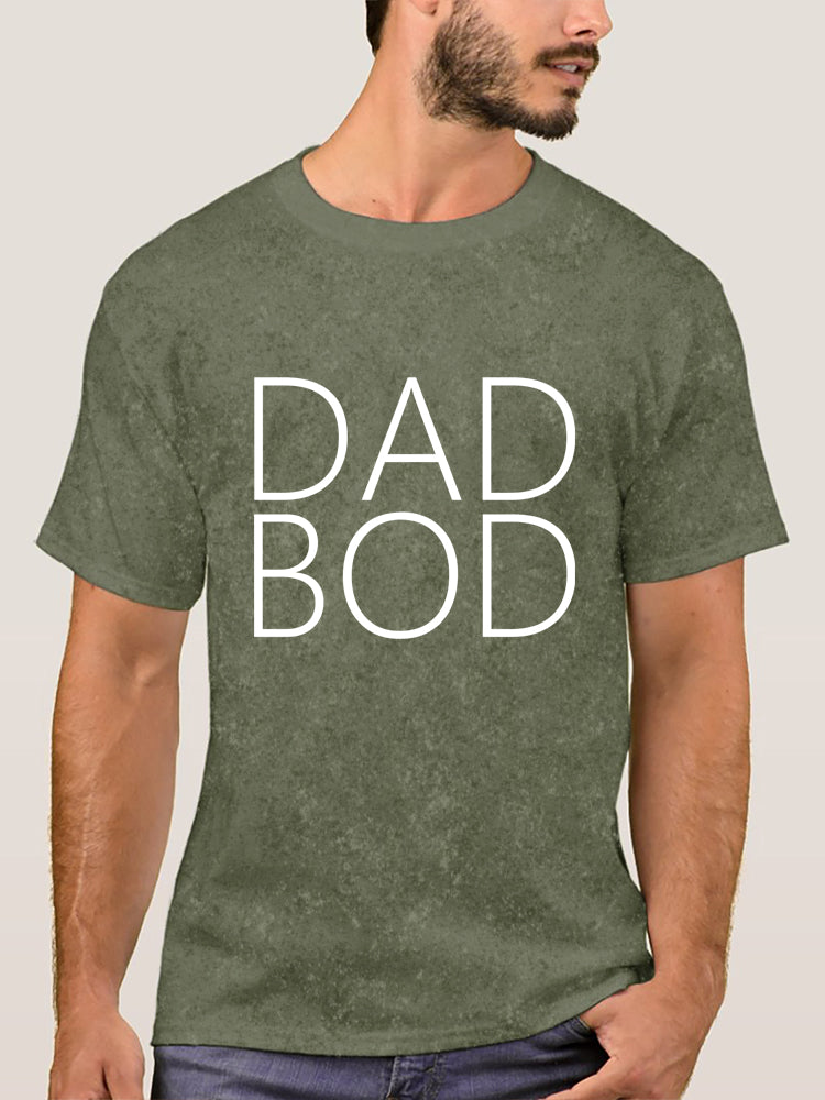 Dad Bod Washed Gym Shirt