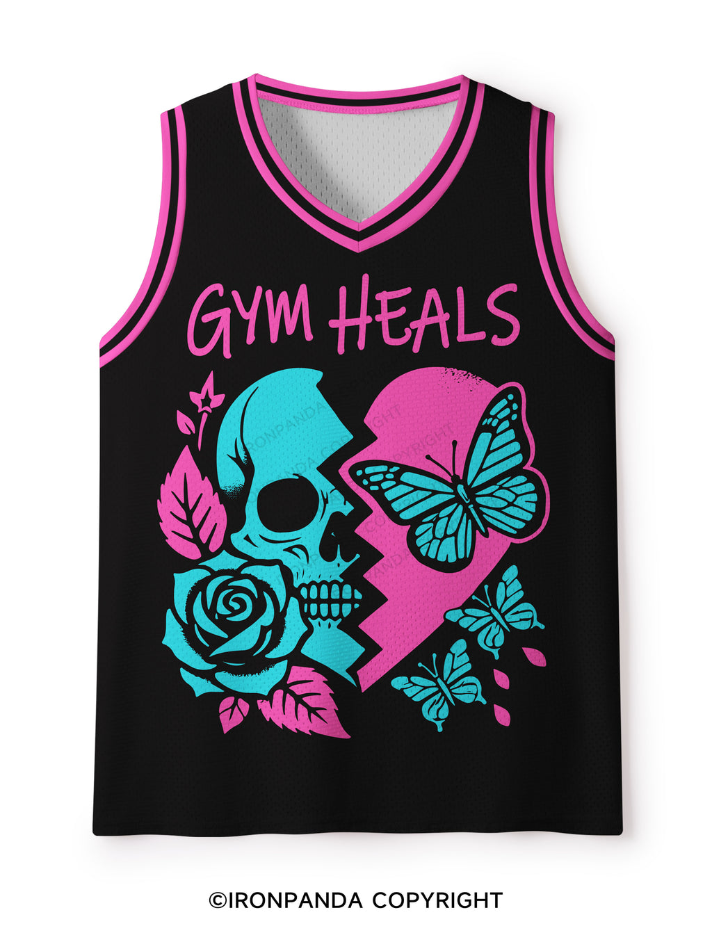 GYM HEALS Mesh Tank Top
