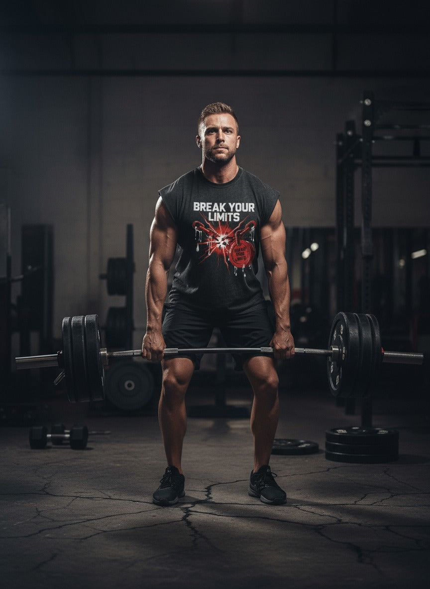 BREAK YOUR LIMITS Cut Off Tank