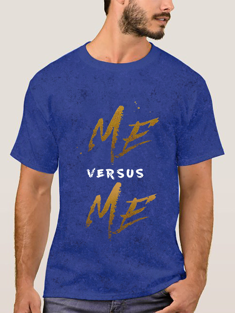 Me Versus Me Washed Gym Shirt