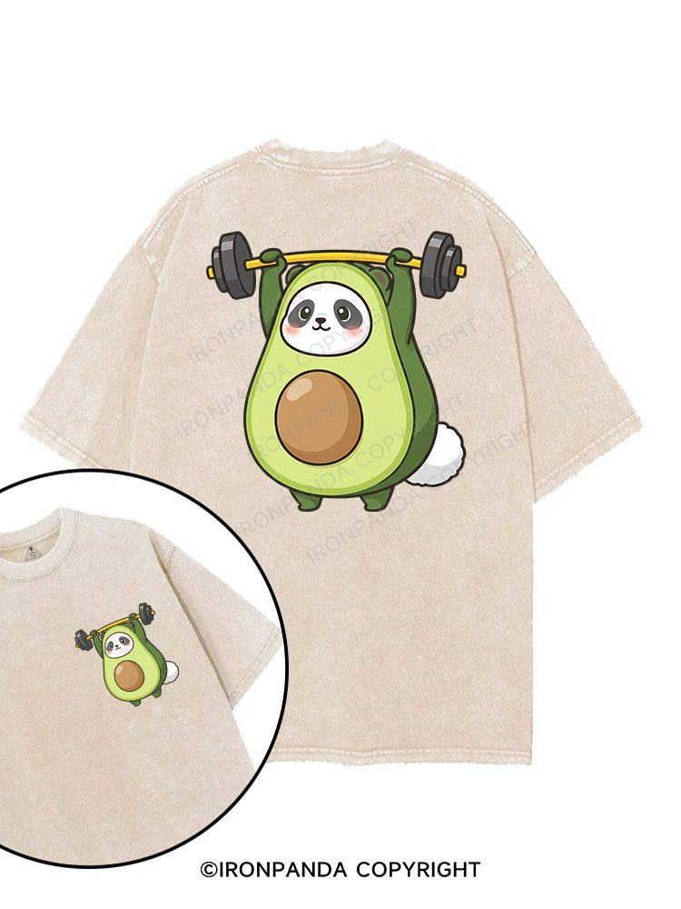 AvoLift Panda printed Gym Shirt