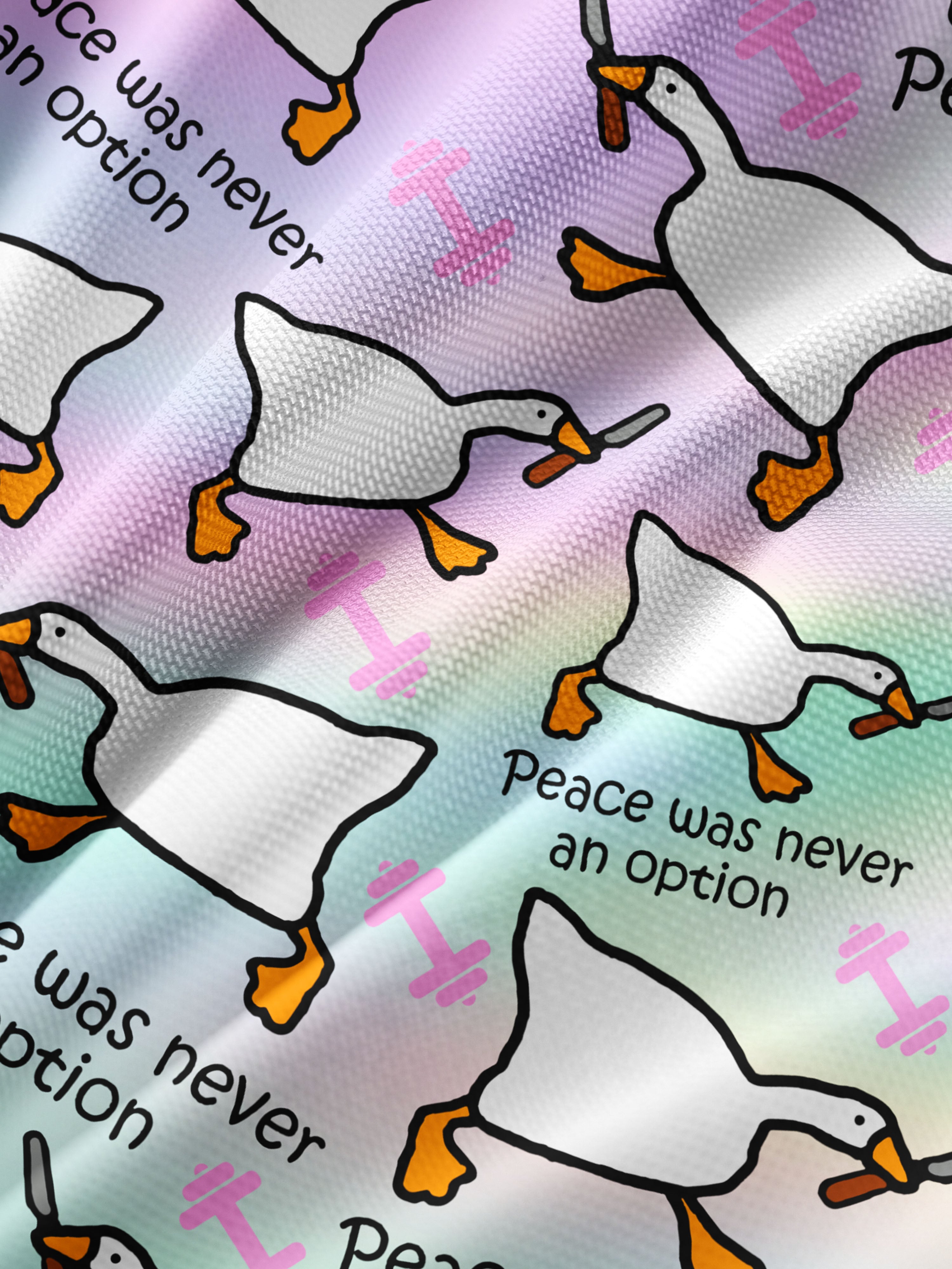 peace was never an option Mesh Long Sleeve Top