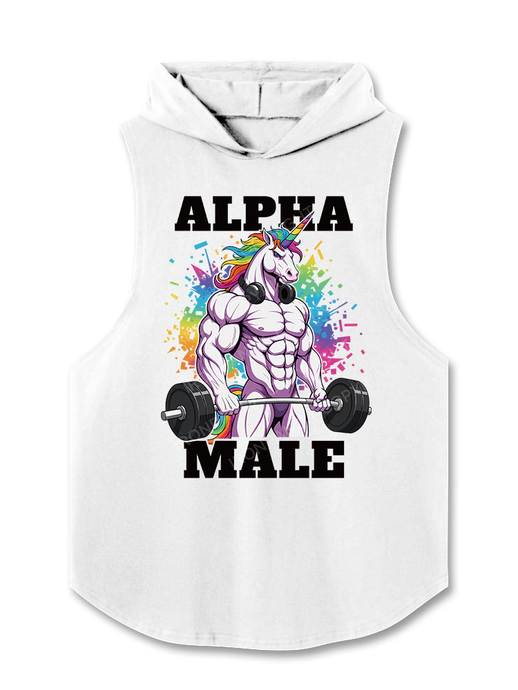 ALPHA MALE Hooded Tank