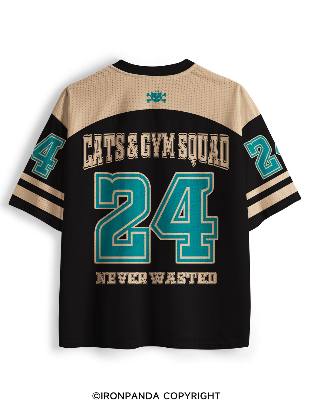 Time Spent with Cats and Gym Is Never Mesh Jersey