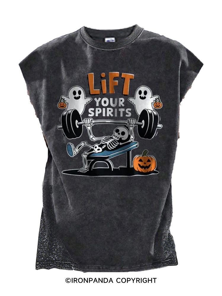 Lift Your Spirits Cut Off Tank
