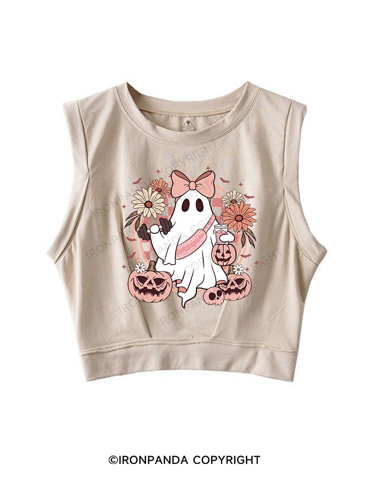 Pumpkin Lifter SLEEVELESS CROP TOPS