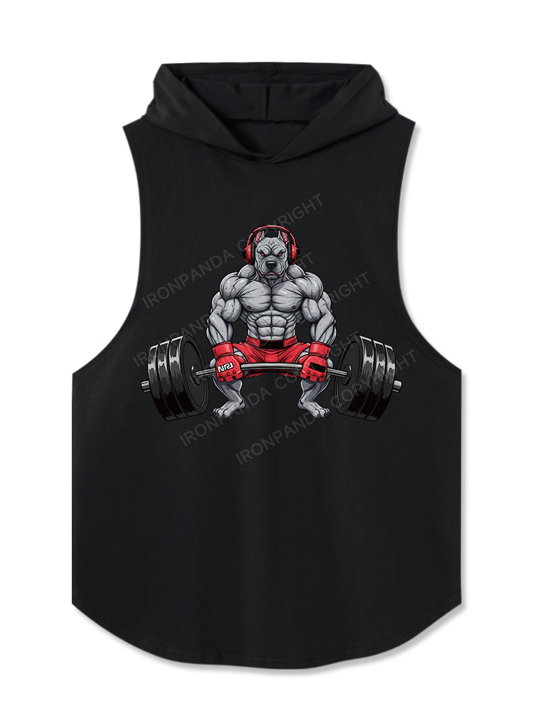 No Leash Fitness Hooded Tank