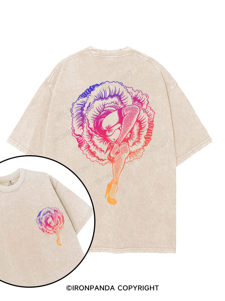 Spectrum Flow Skirt printed Gym Shirt