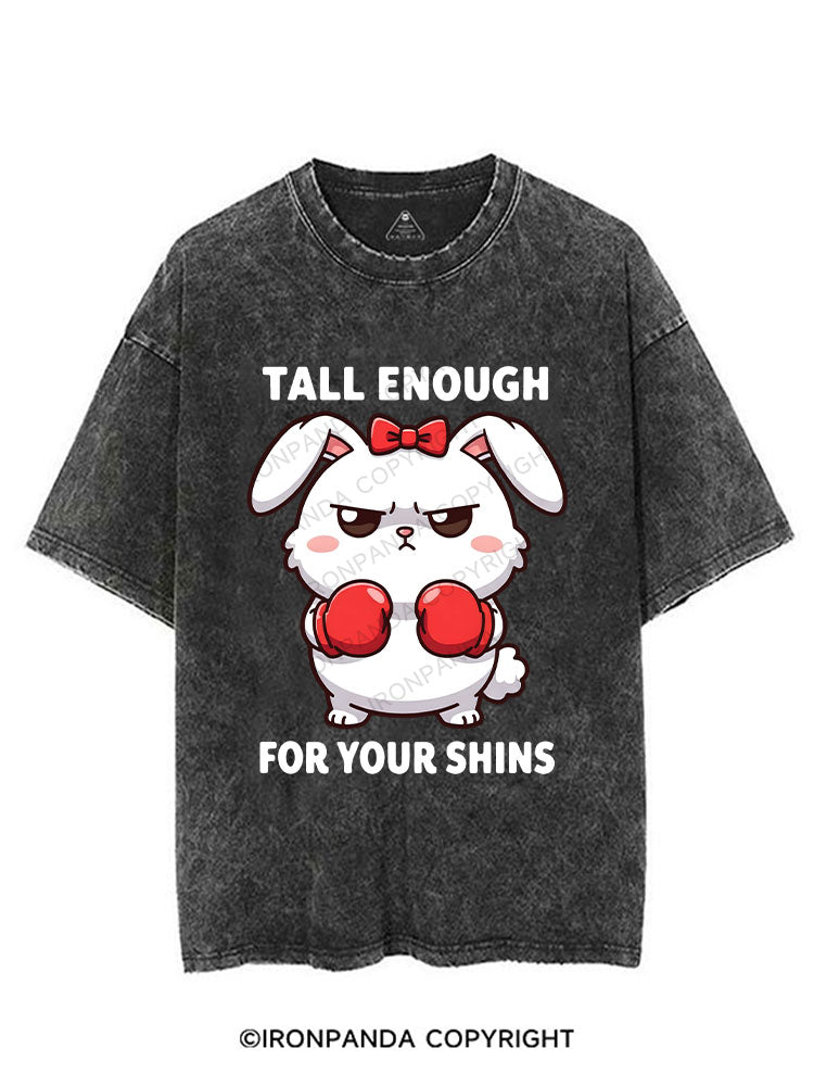 TALL ENOUGH FOR YOUR SHINS VINTAGE GYM SHIRT