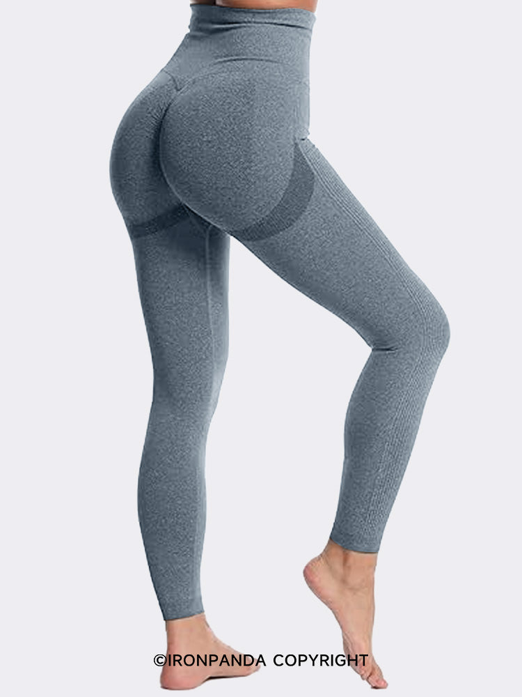 Seamless High-Waisted Booty-Lifting Yoga Pants