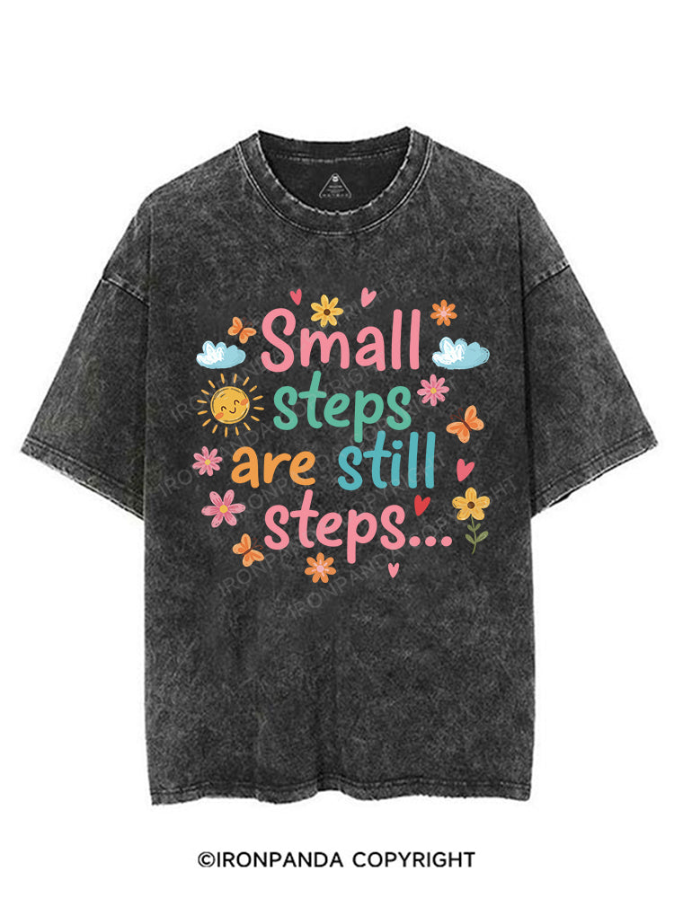 Small steps are still steps VINTAGE GYM SHIRT
