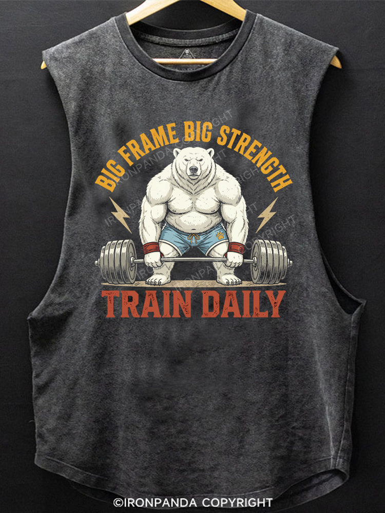 BIG FRAME BIG STRENGTH SCOOP BOTTOM COTTON TANK