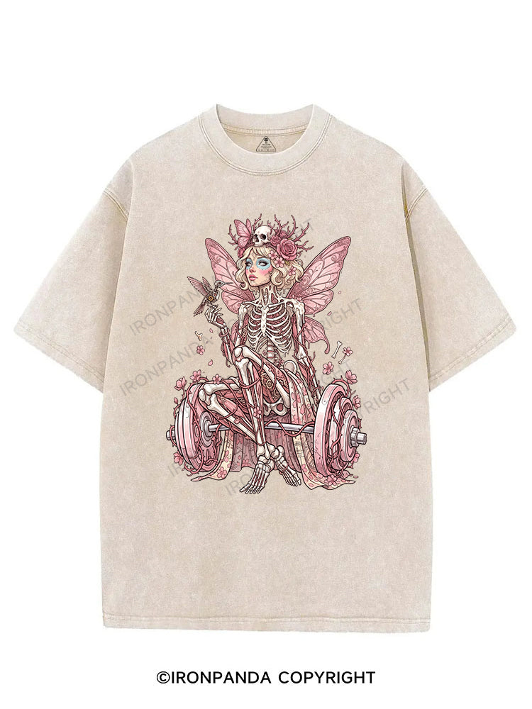 Blooming Bones & Barbell VINTAGE GYM SHIRT