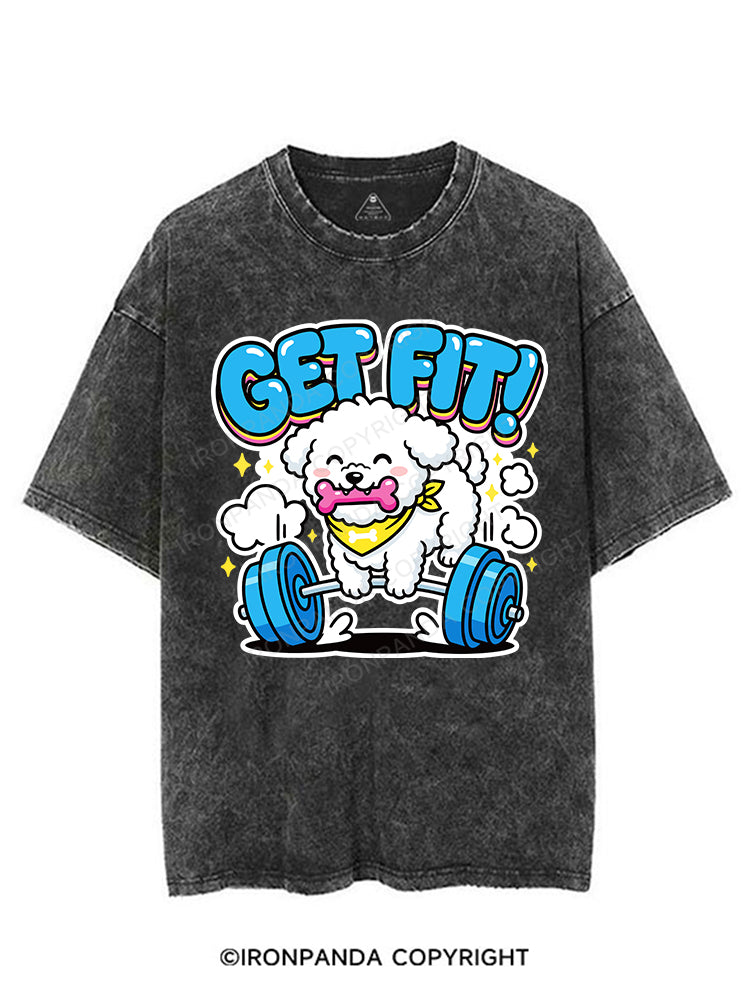 GET FIT VINTAGE GYM SHIRT