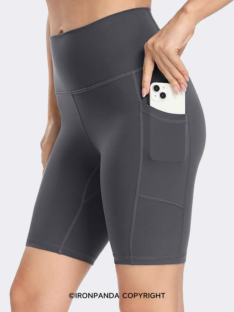 Pocket Stretch Quick-dry Yoga Shorts