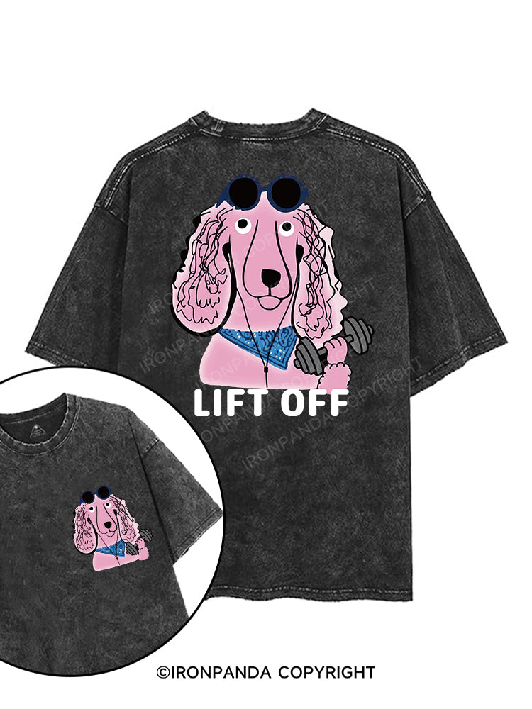 LIFT OFF printed Gym Shirt