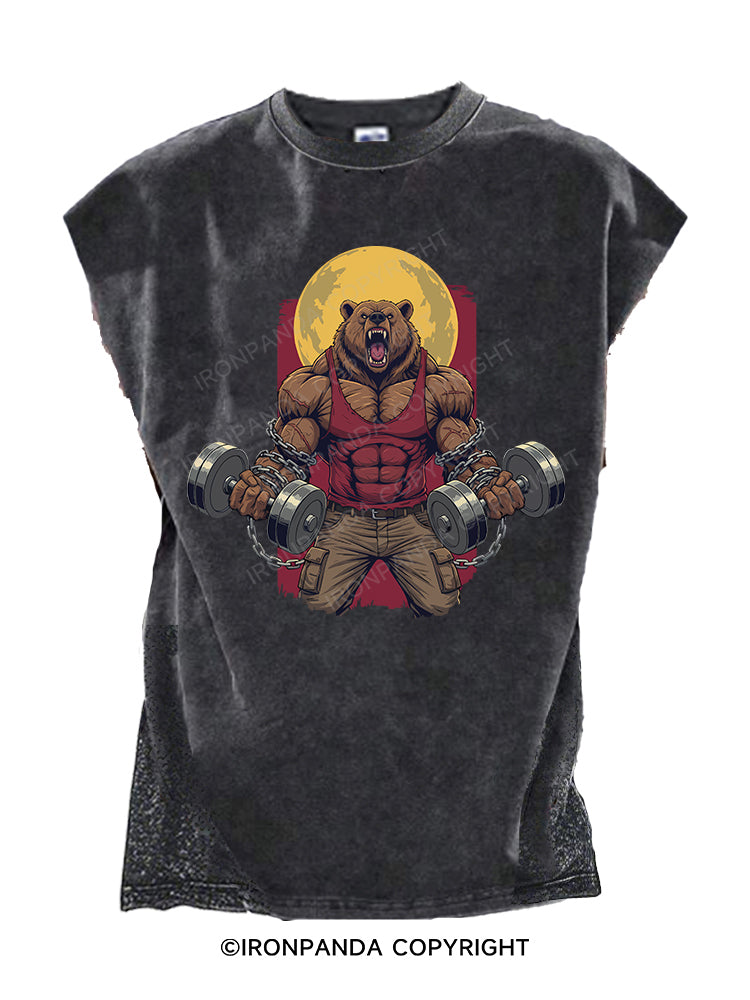 Beast Mode Bear Cut Off Tank