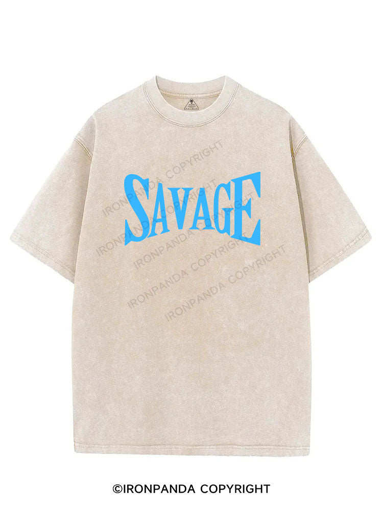 SAVAGE VINTAGE GYM SHIRT