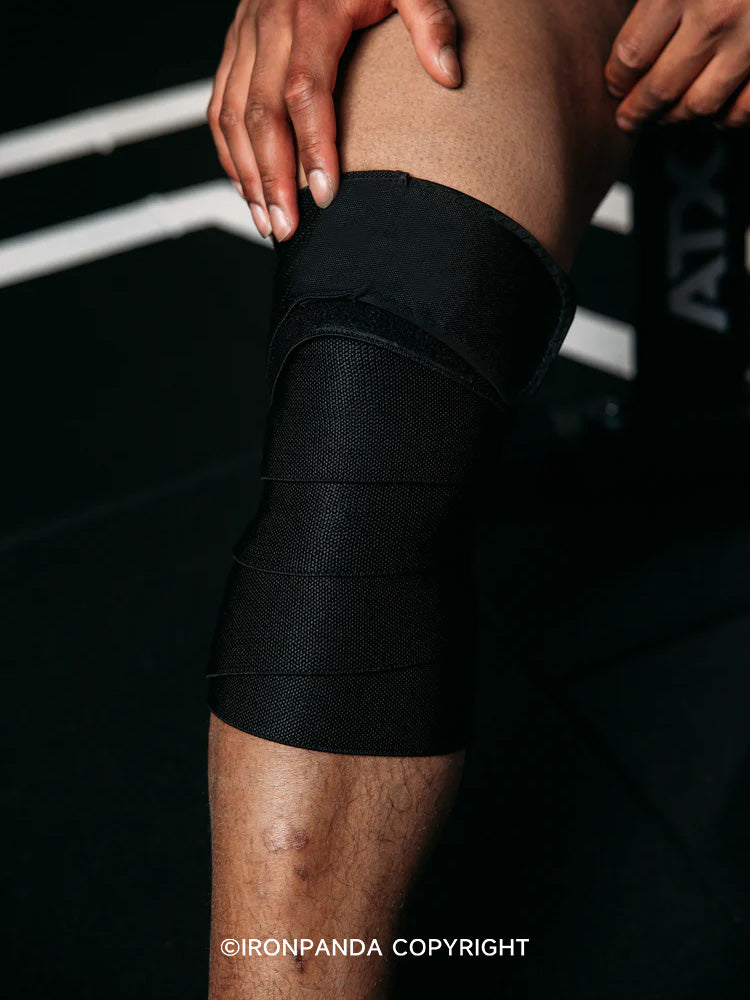 IronPanda Knee Wraps With Strap for Squats