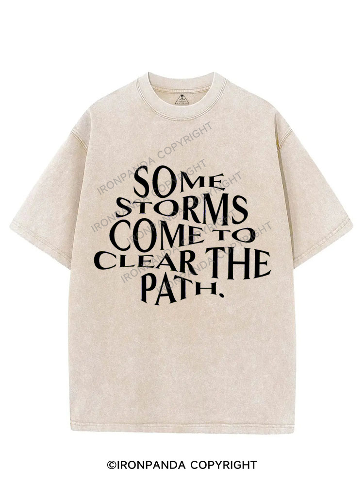 some storms come to clear the path  VINTAGE GYM SHIRT