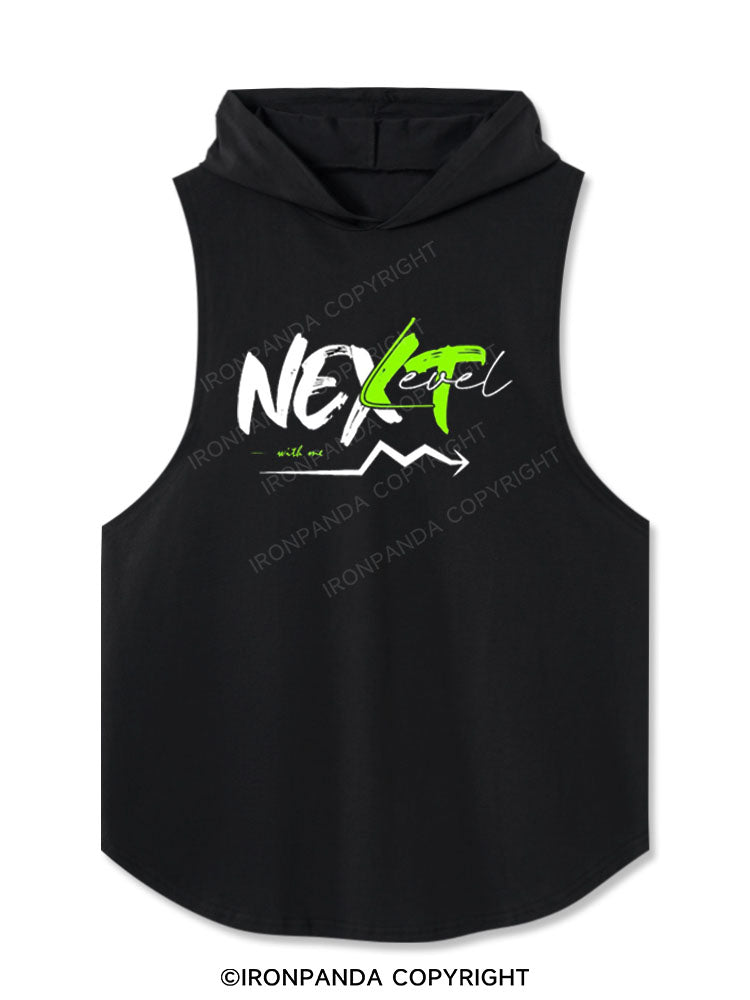 Next level with me Washed Hooded Tank