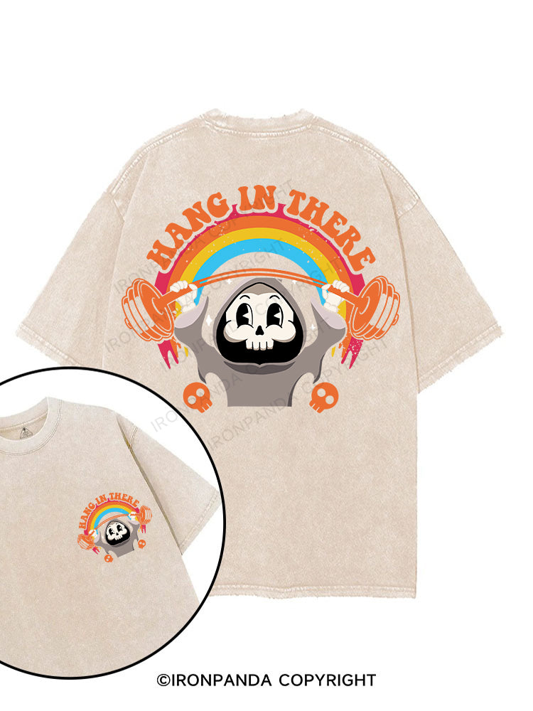 Hang In There printed Gym Shirt