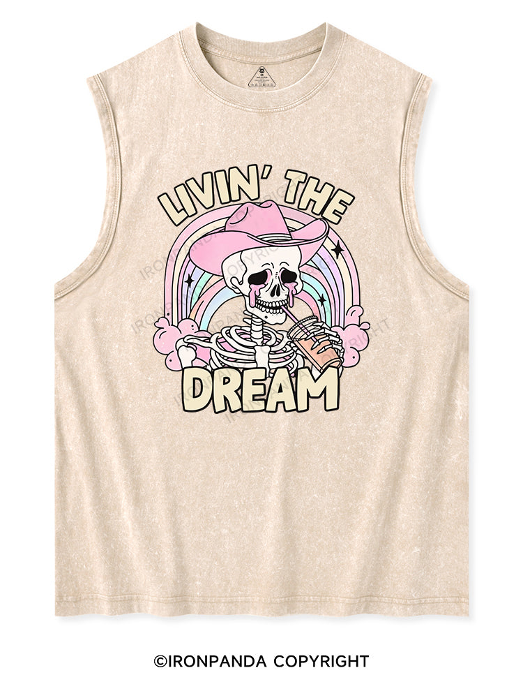 LIVIN' THE DREAM Washed Tank