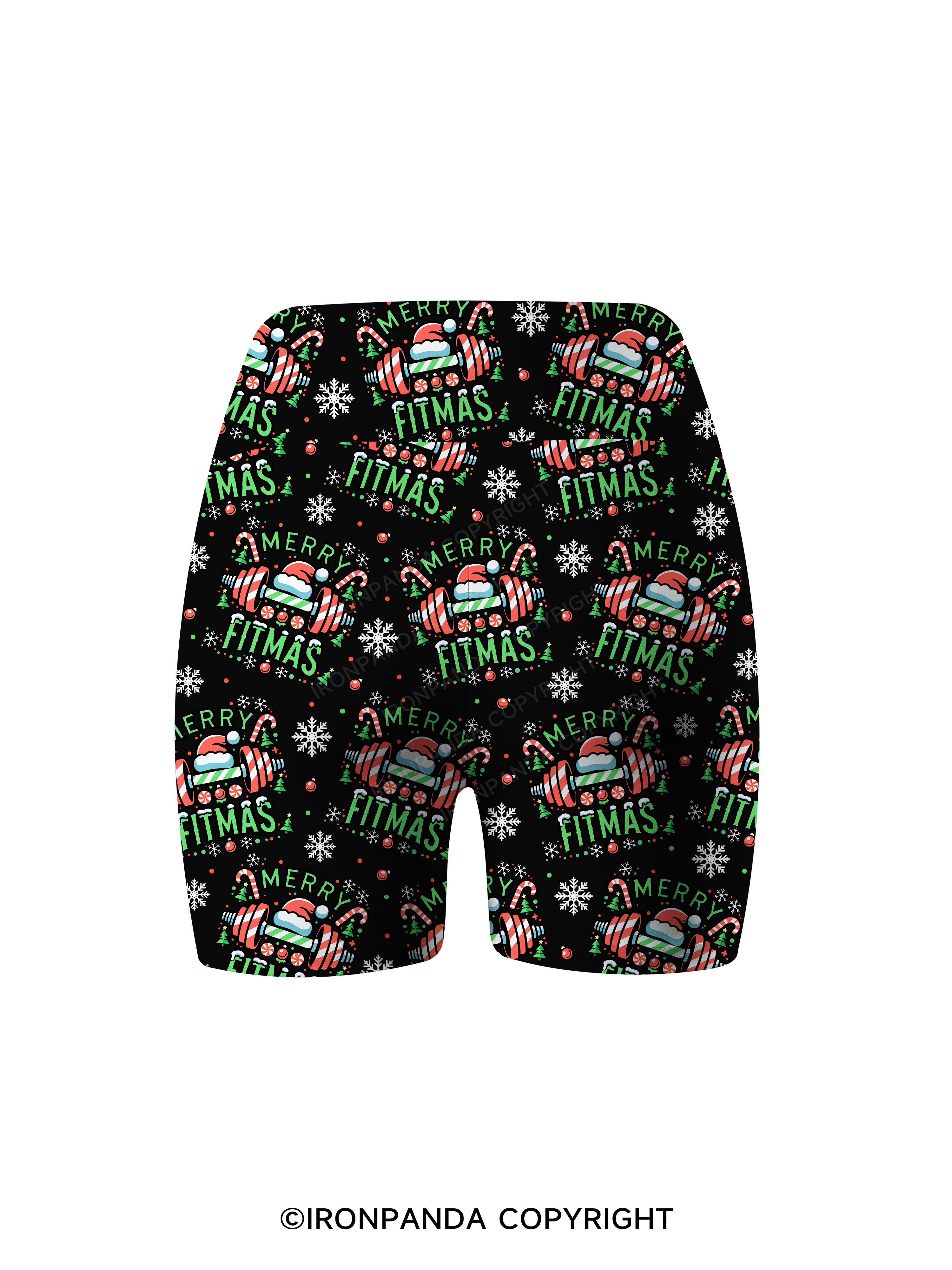 MERRY FITMAS Printed Yoga Cycling Shorts