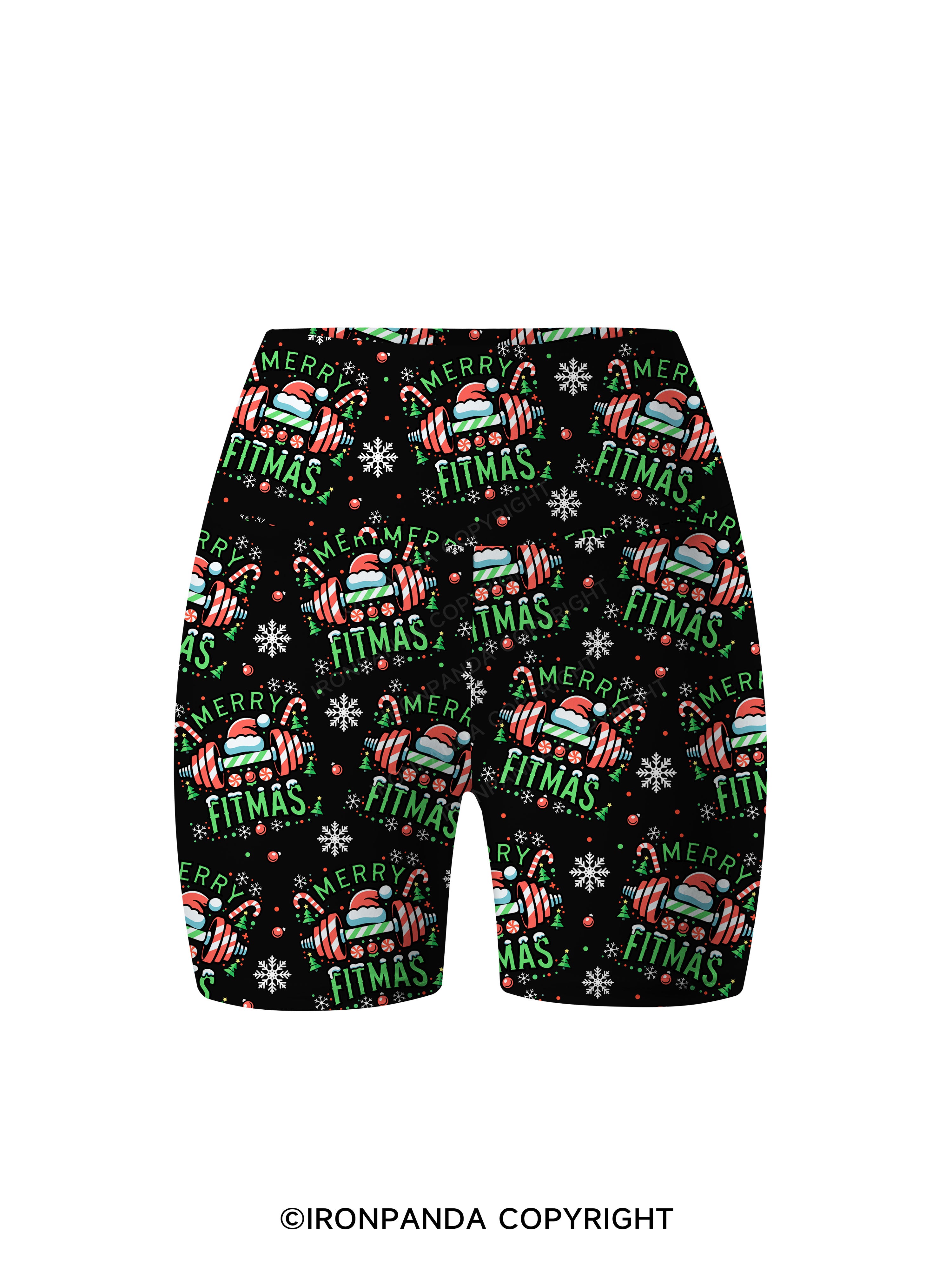 MERRY FITMAS Printed Yoga Cycling Shorts