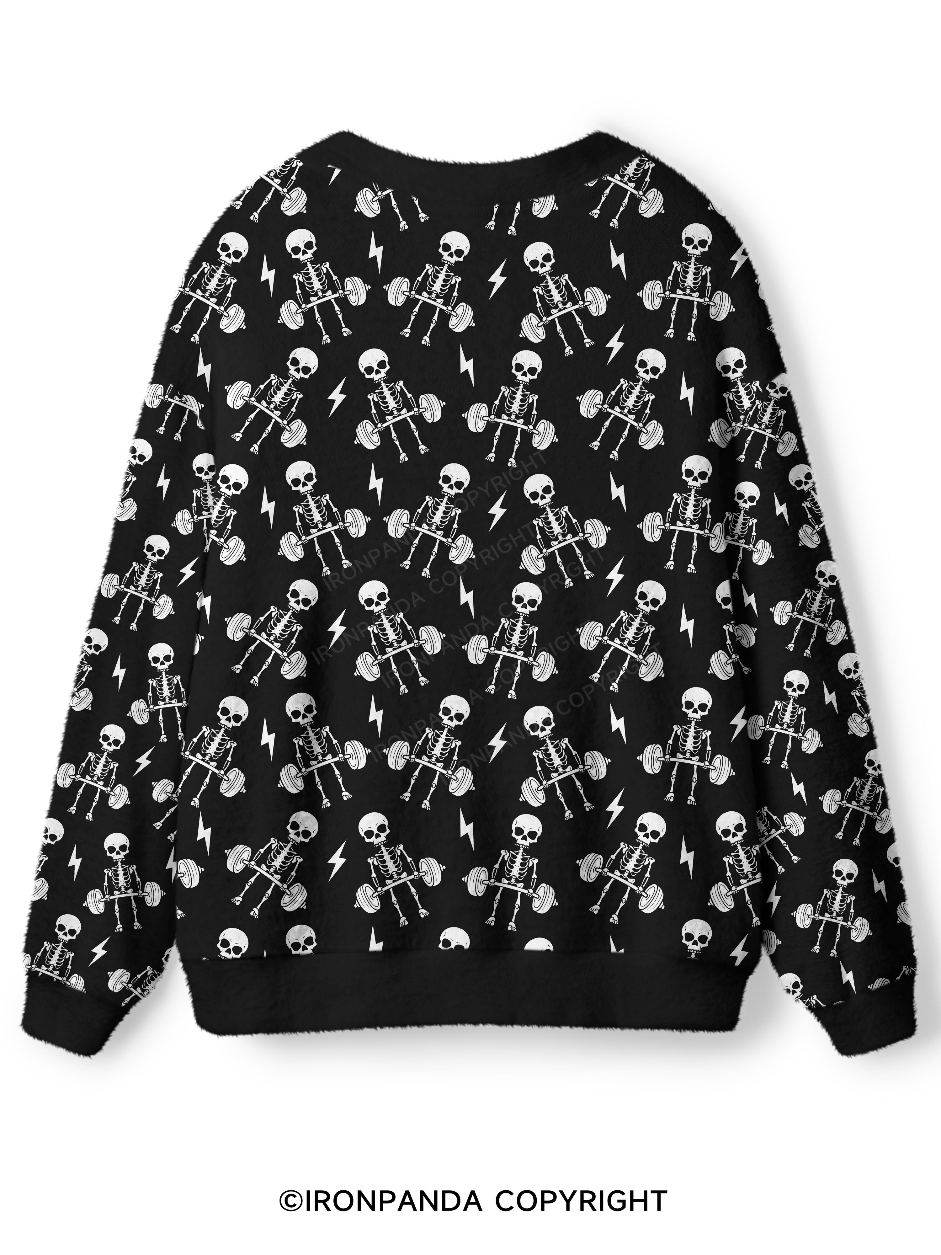 Deadlift Squad Ugly Cardigan Sweater