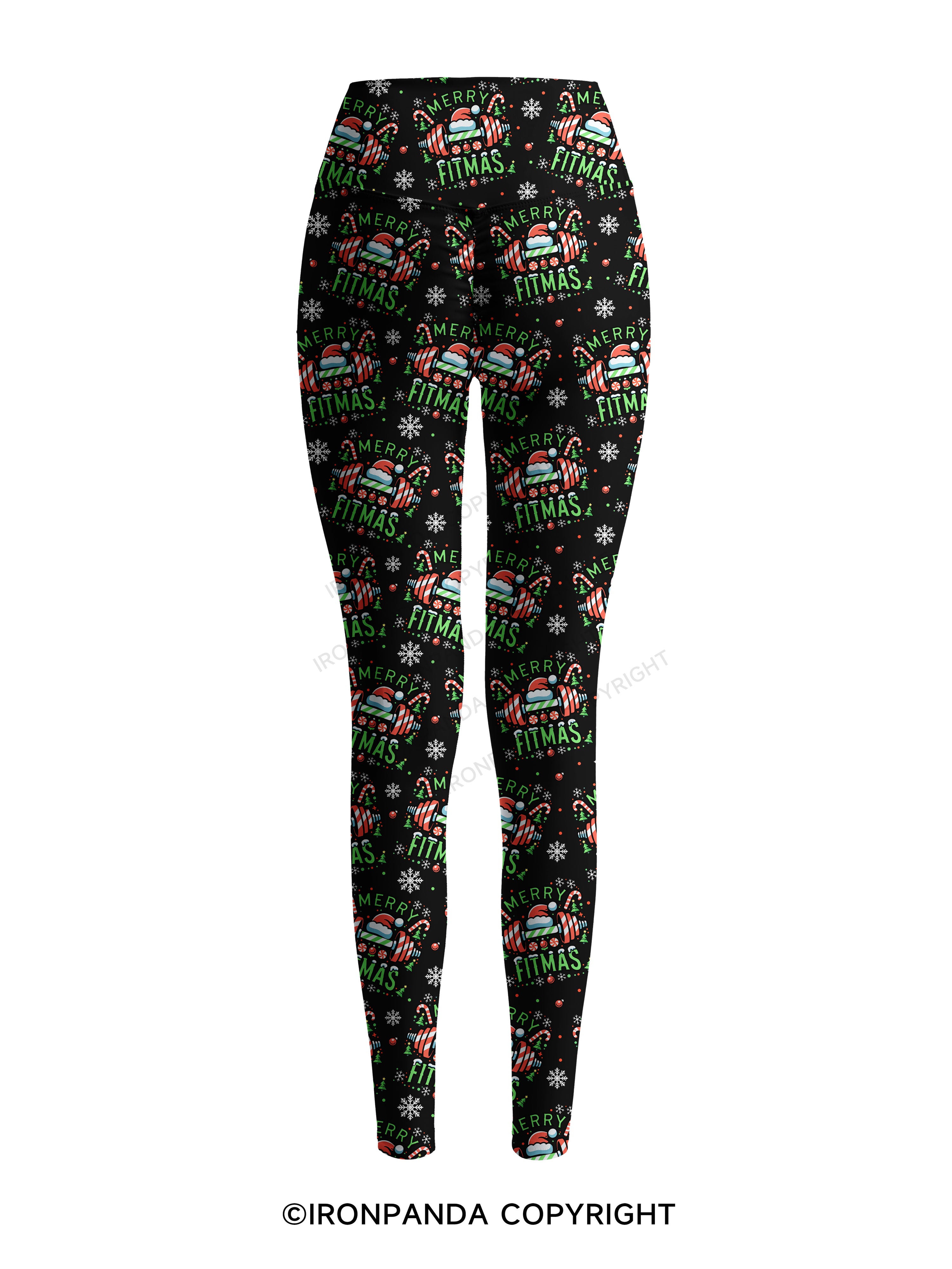 MERRY FITMAS Printed Yoga Pants