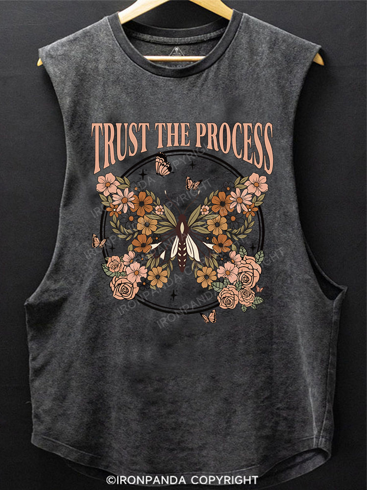 TRUST THE PROCESS SCOOP BOTTOM COTTON TANK