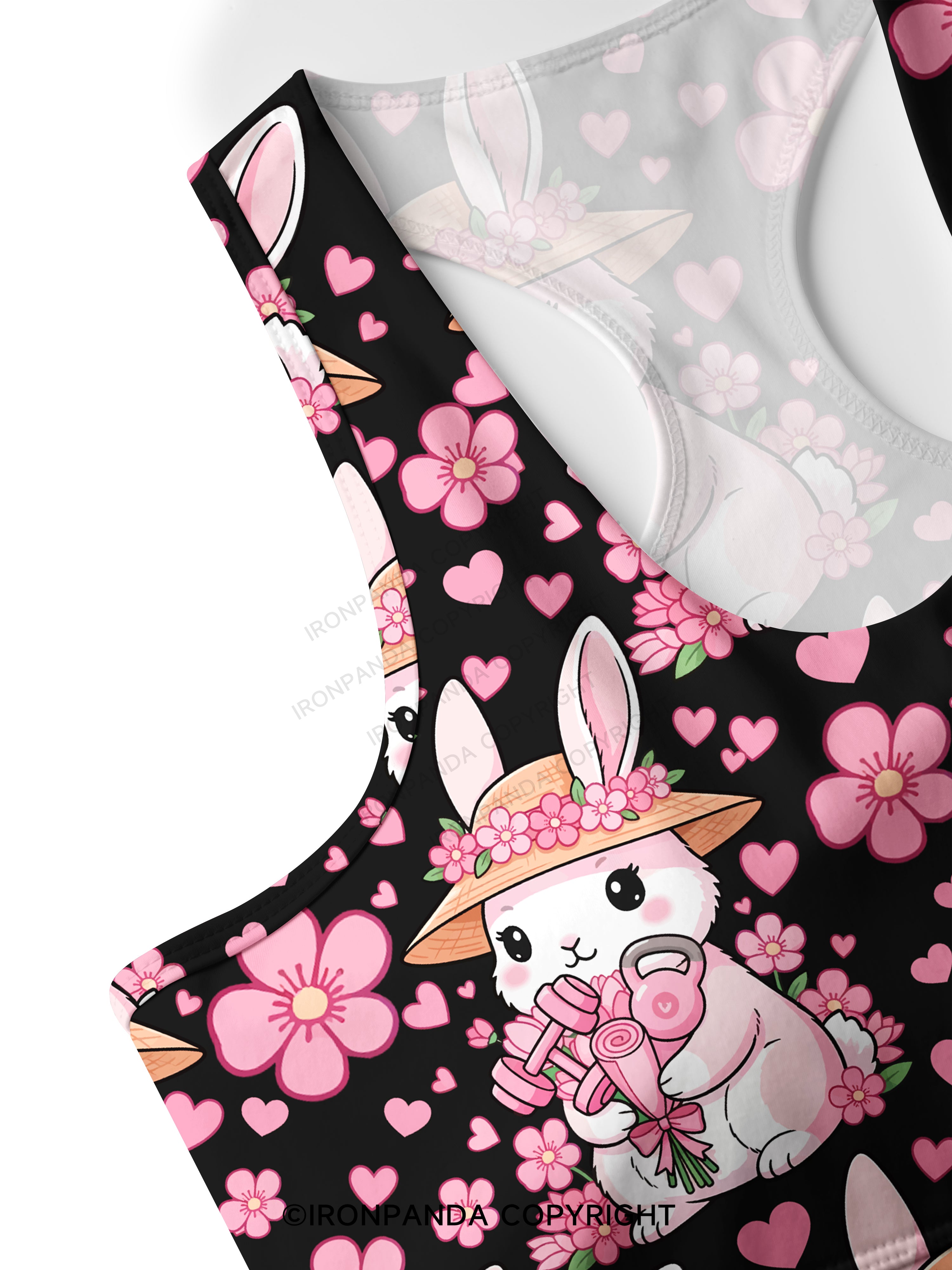 Bunny Gains Racerback Sports Bra