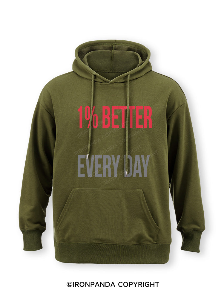 1% Better Every Day Classic Gym Hoodie