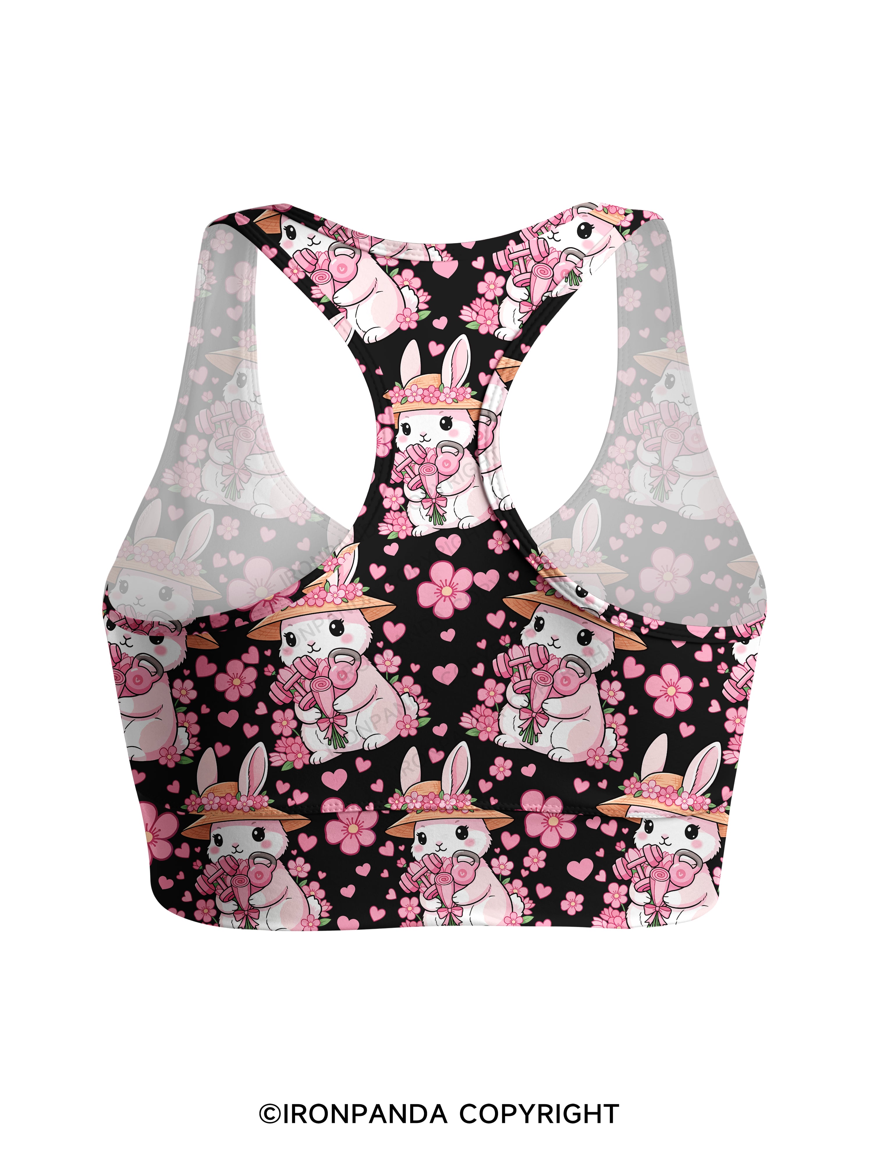 Bunny Gains Racerback Sports Bra