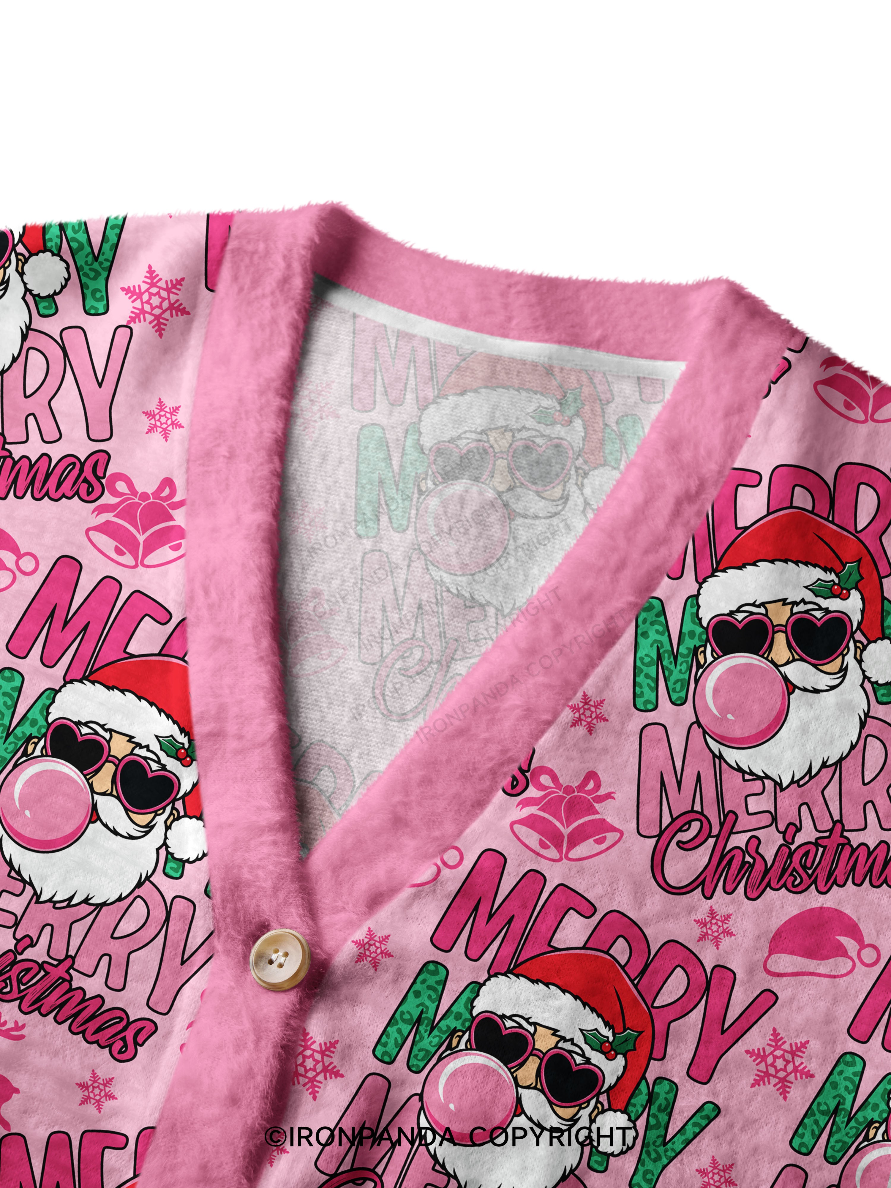 MERRY MERRY MERRY CHRISTMAS Ugly Cardigan Sweater