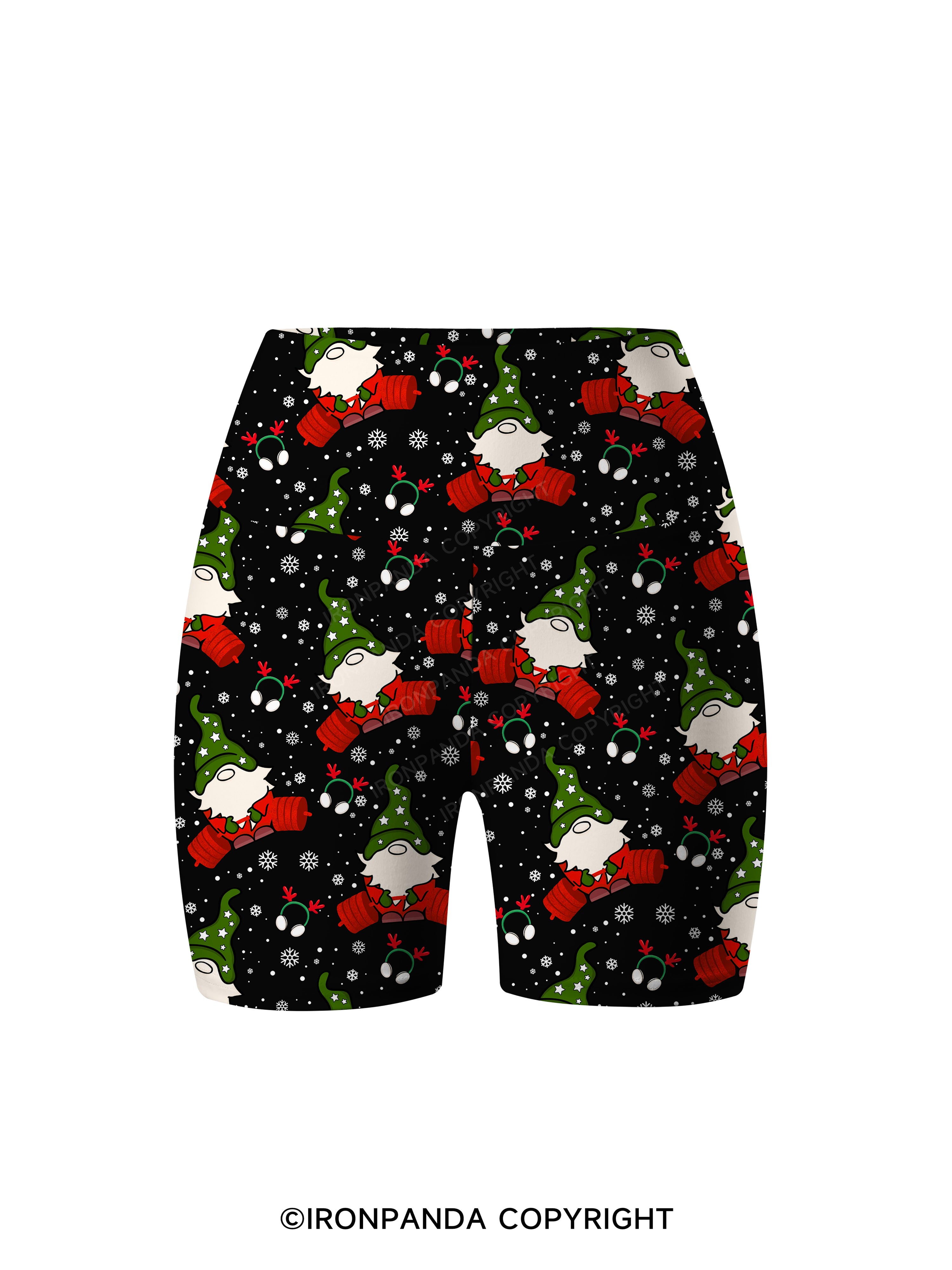Goblin deadlift Printed Yoga Cycling Shorts