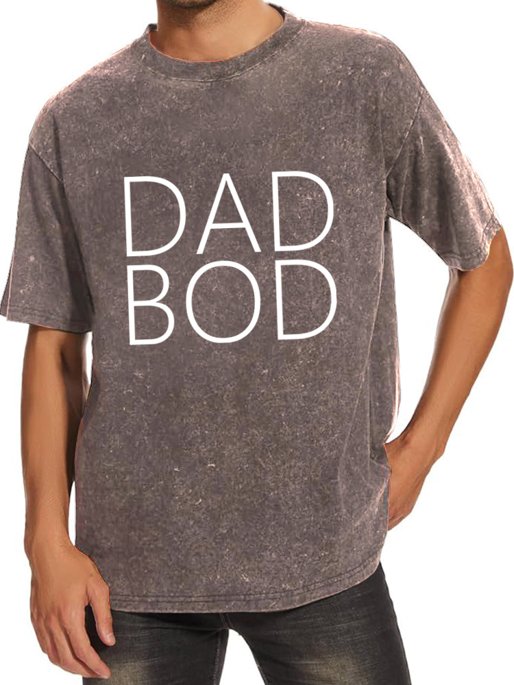 Dad Bod Washed Gym Shirt