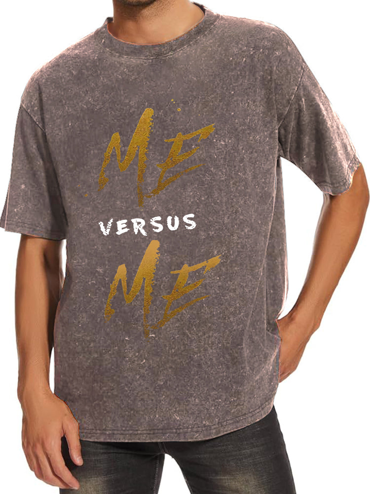 Me Versus Me Washed Gym Shirt