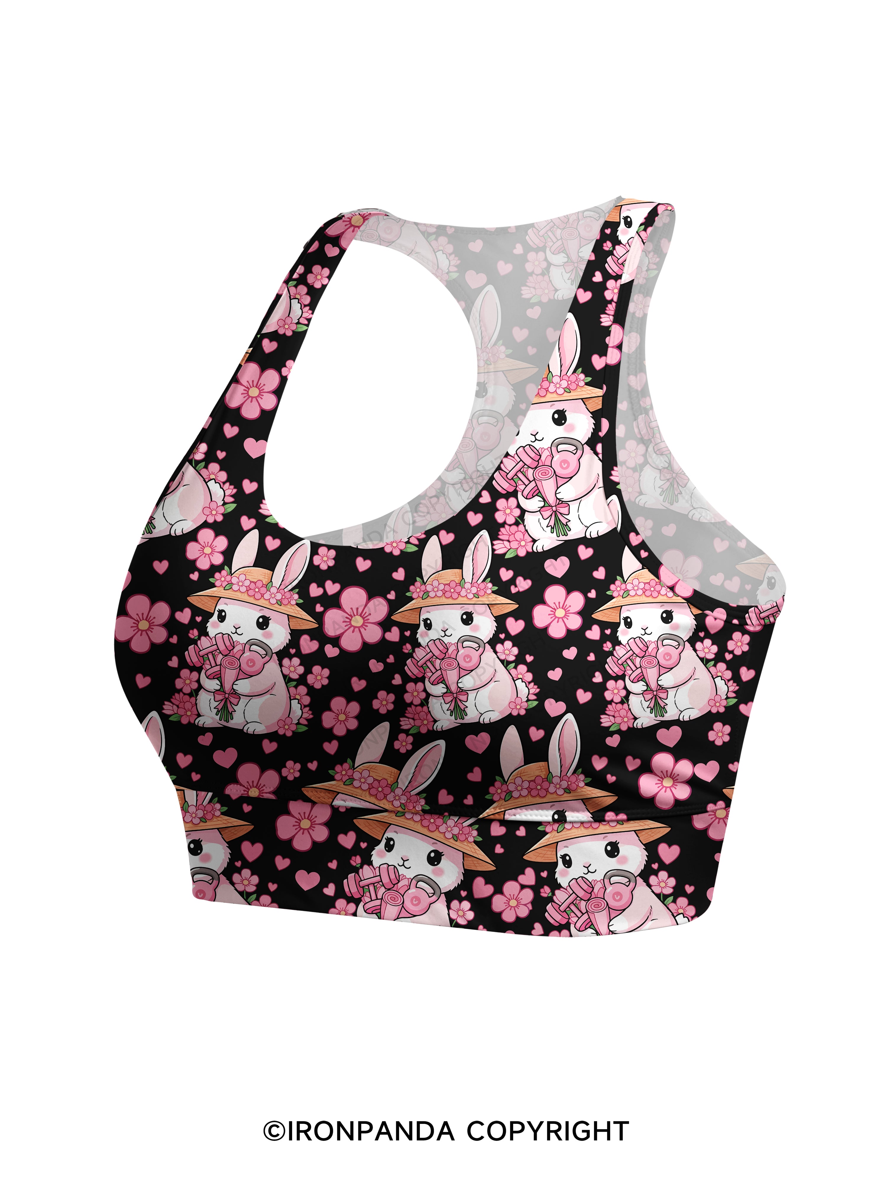 Bunny Gains Racerback Sports Bra
