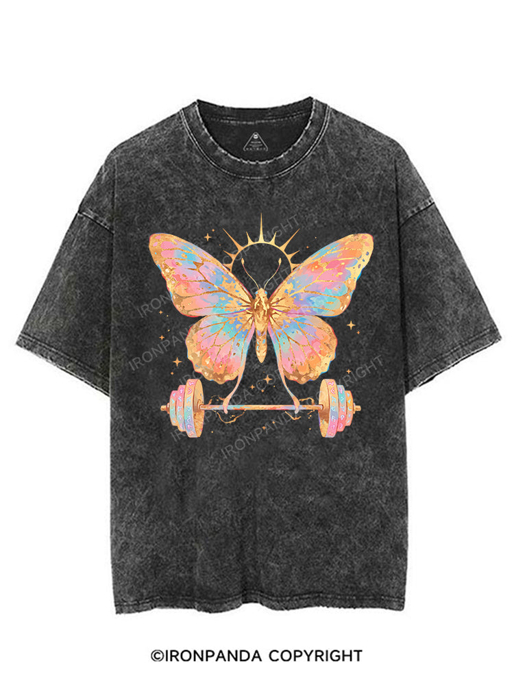 Butterfly Barbell VINTAGE GYM SHIRT