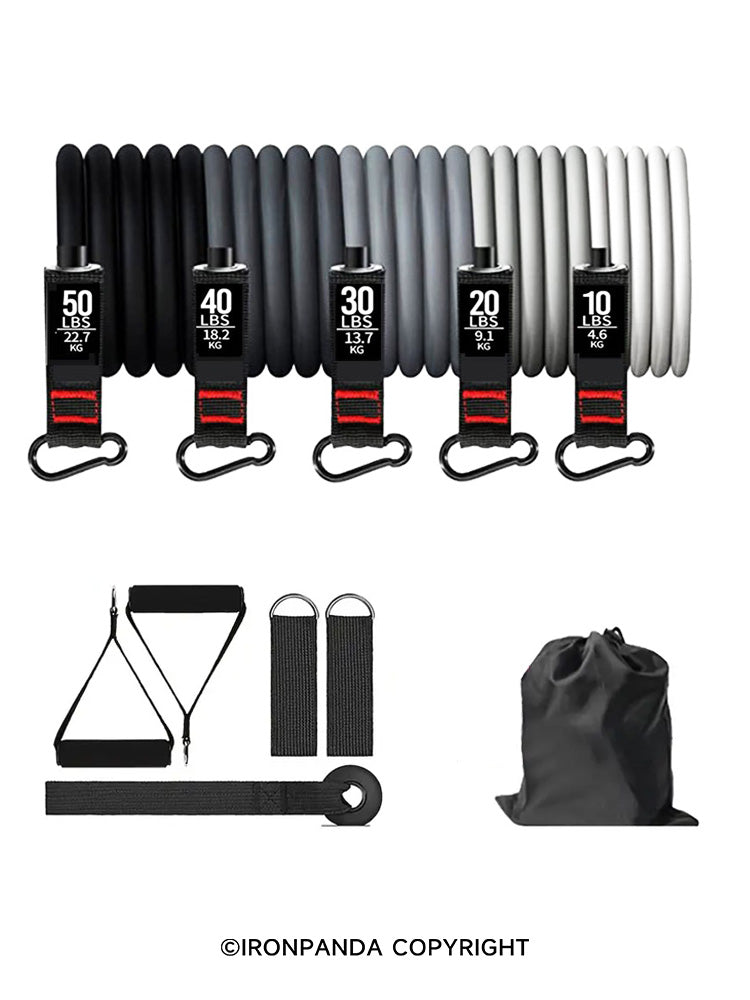 IronPanda Resistance Bands Set- 11pcs
