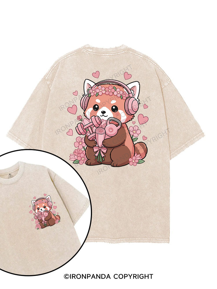 Fitty Panda printed Gym Shirt