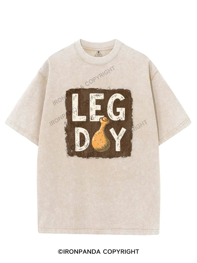 leg day VINTAGE GYM SHIRT