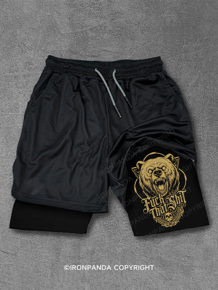 F**K THAT SHIT Performance Training Shorts
