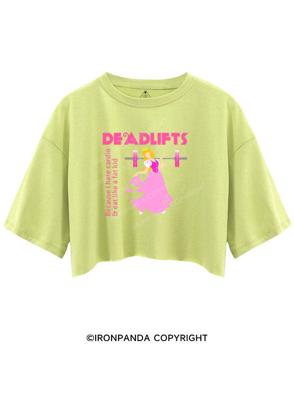 I'd Rather Deadlift CROP TOPS