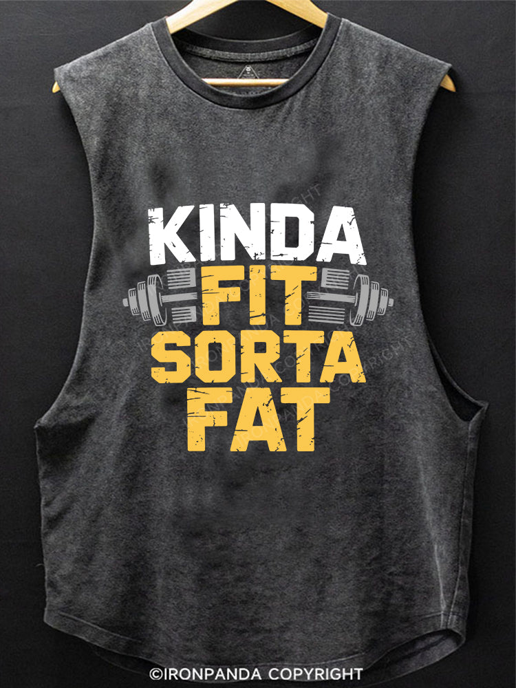 KINDA FIT SORTA FAT Scoop Bottom Cotton Tank