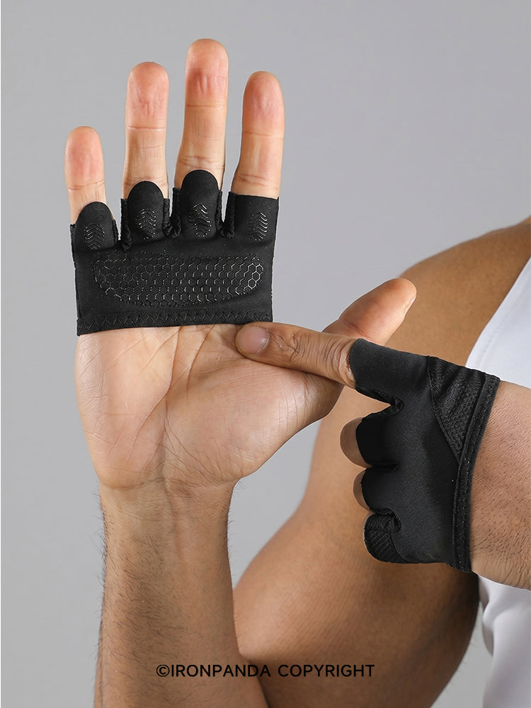 Breathable Anti-Slip Callus Protection Fitness Half Finger Gloves