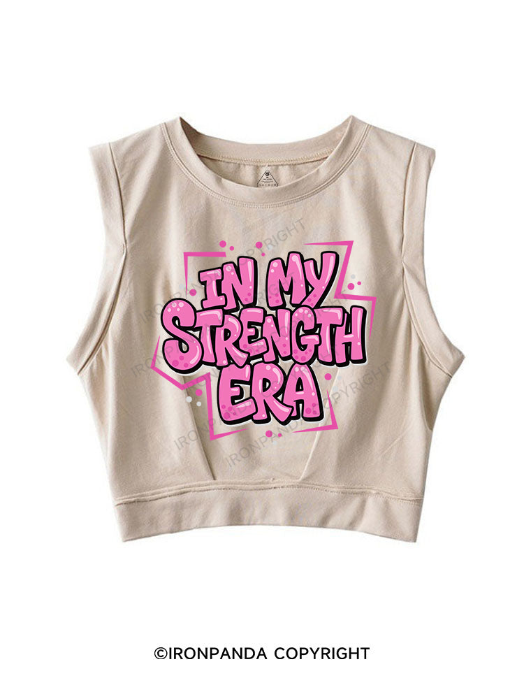IN MY STRENGTH ERA SLEEVELESS CROP TOPS
