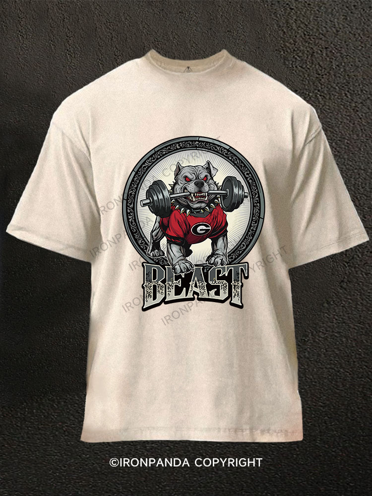 BEAST Washed Gym Shirt